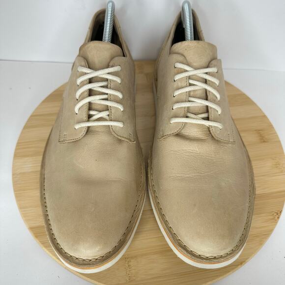 Born Thayer Casual Tan Leather Lace Up Oxford Shoes Sneaker Mens Size 11 main image 4